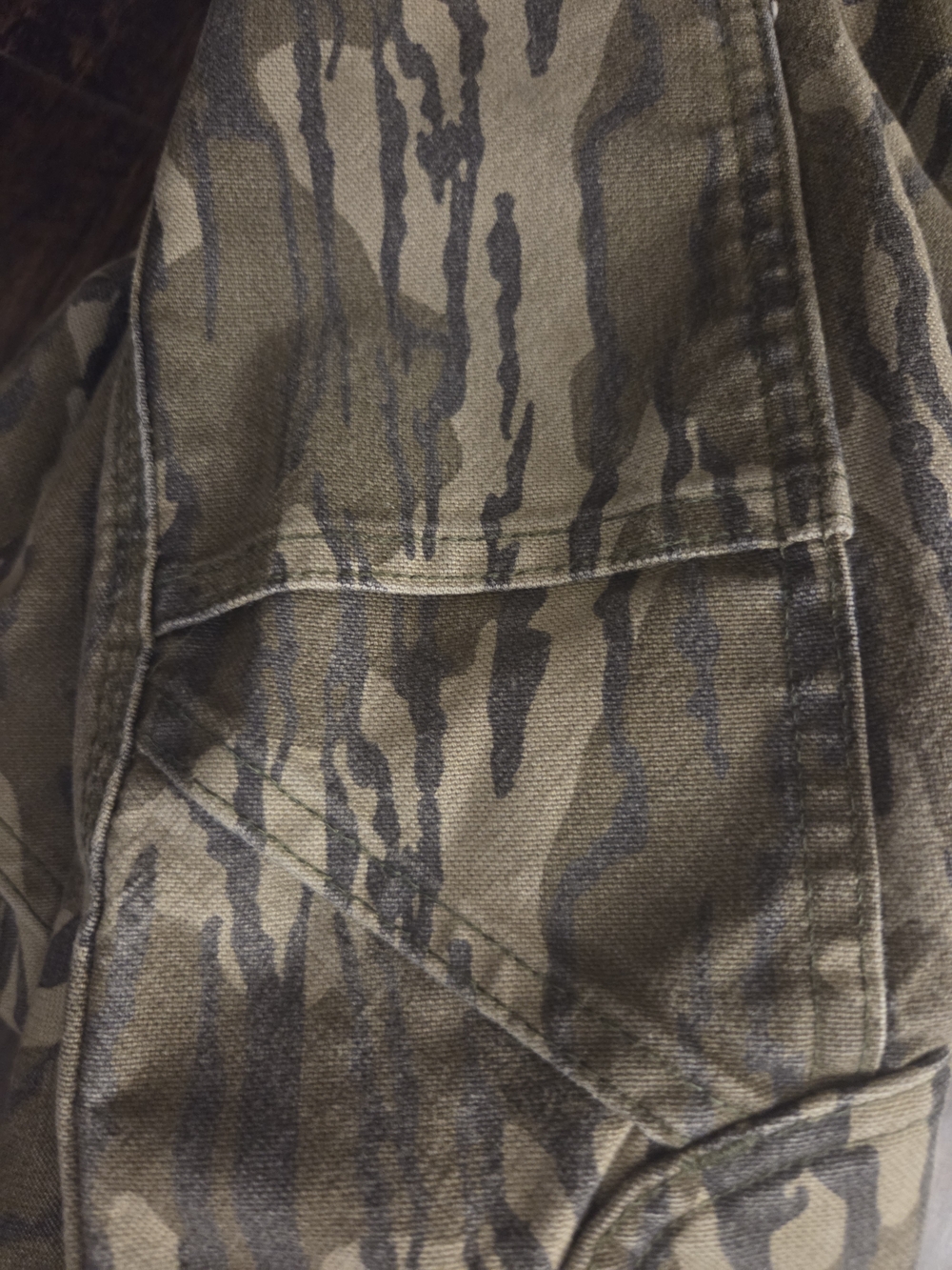 Carhartt Relaxed Fit Mossy Oak Bottomland Camo Carpenter Pants Mens Size 34x34 - Picture 3 of 7